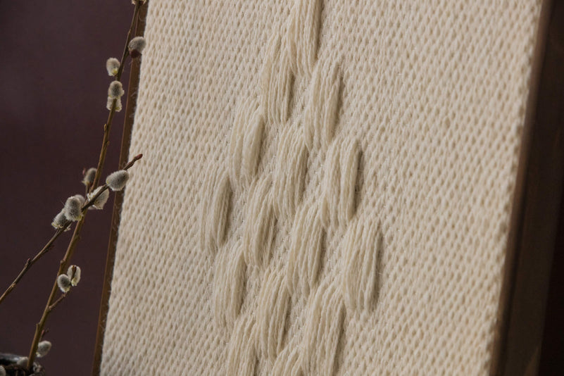 Framed 7 - Woven Wall Hanging - Embodying the Essence of Wabi Sabi