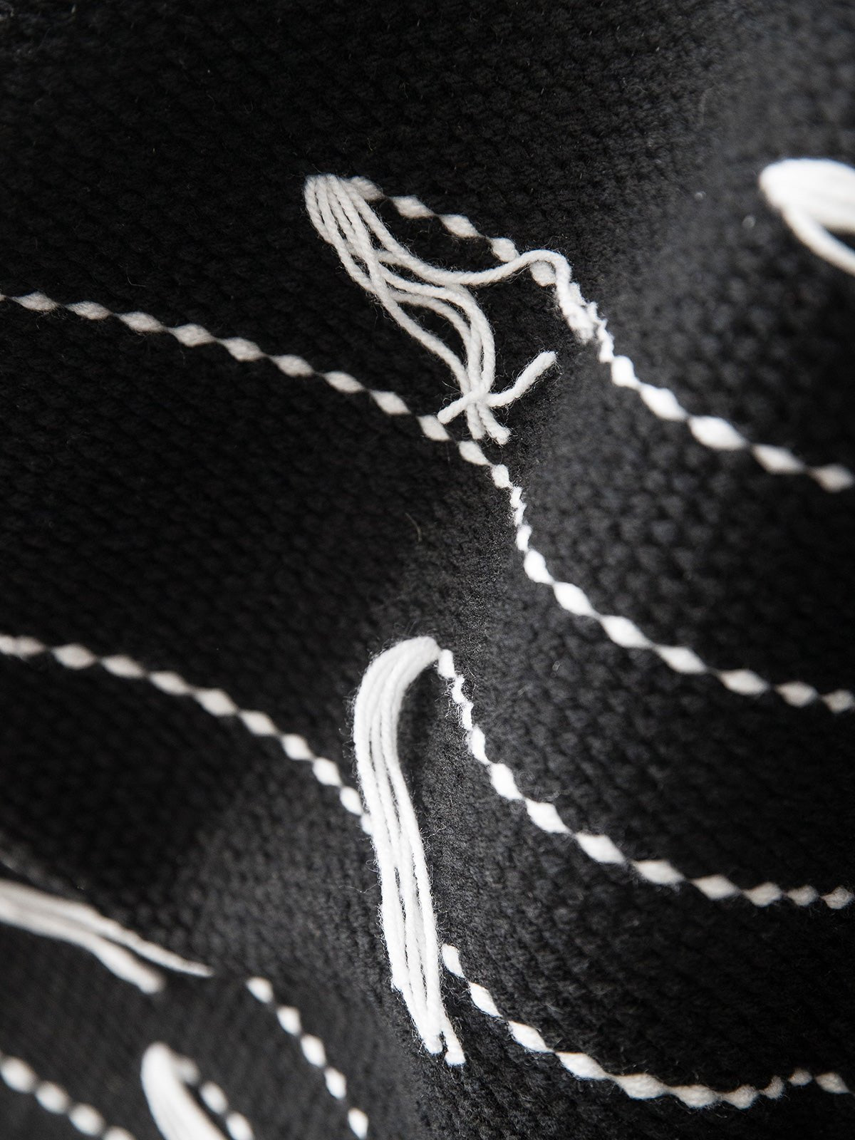 Black Denti di Leone - Dekoracyjny minimalistyczny gobelin