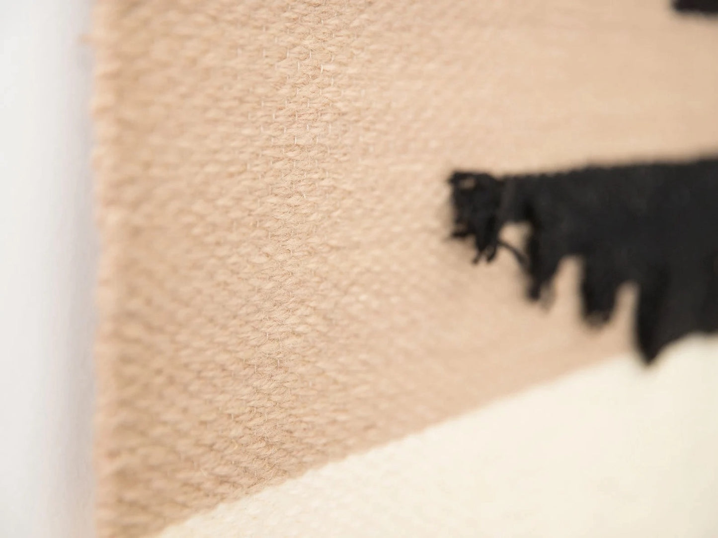 Auroa - Handwoven Geometric Wool Tapestry