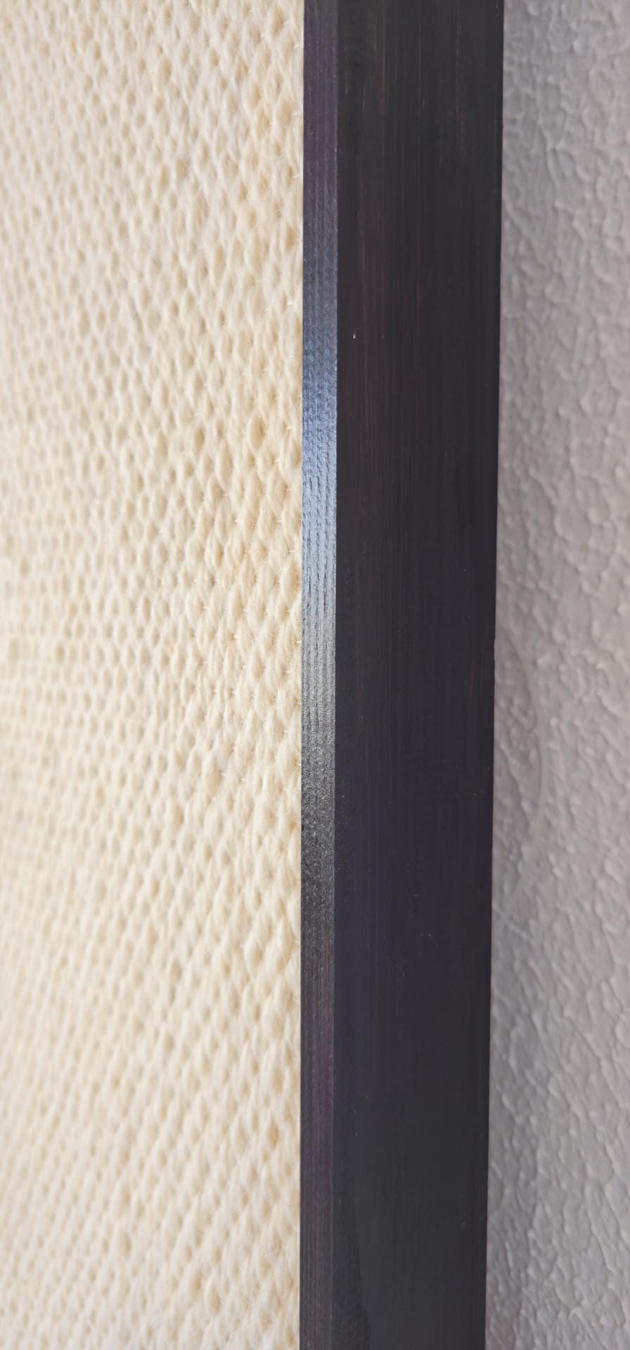 Framed II Black Pattern - Wool Tapestry