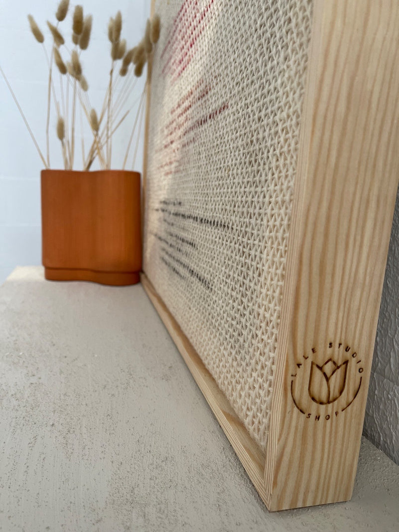 Kloara - Framed Colorful Wall Decoration