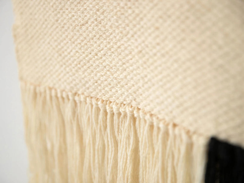 Auroa - Handwoven Geometric Wool Tapestry