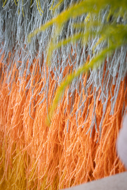 Calaia - Vibrant Elegance in Shaggy Wool Art