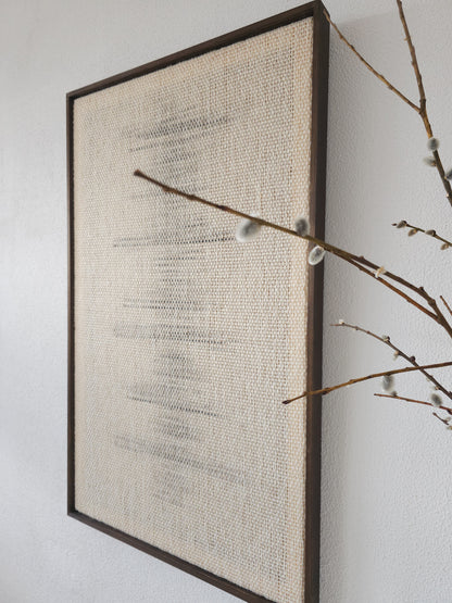 Njolle - Dip Dyed Wall Hanging - Unique Wall Decoration