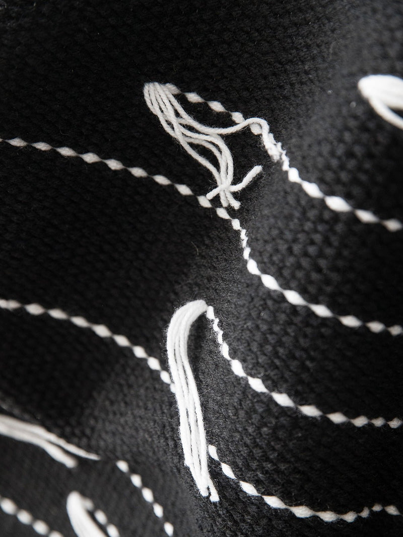 Black Denti di Leone - Decorative Minimalist Tapestry