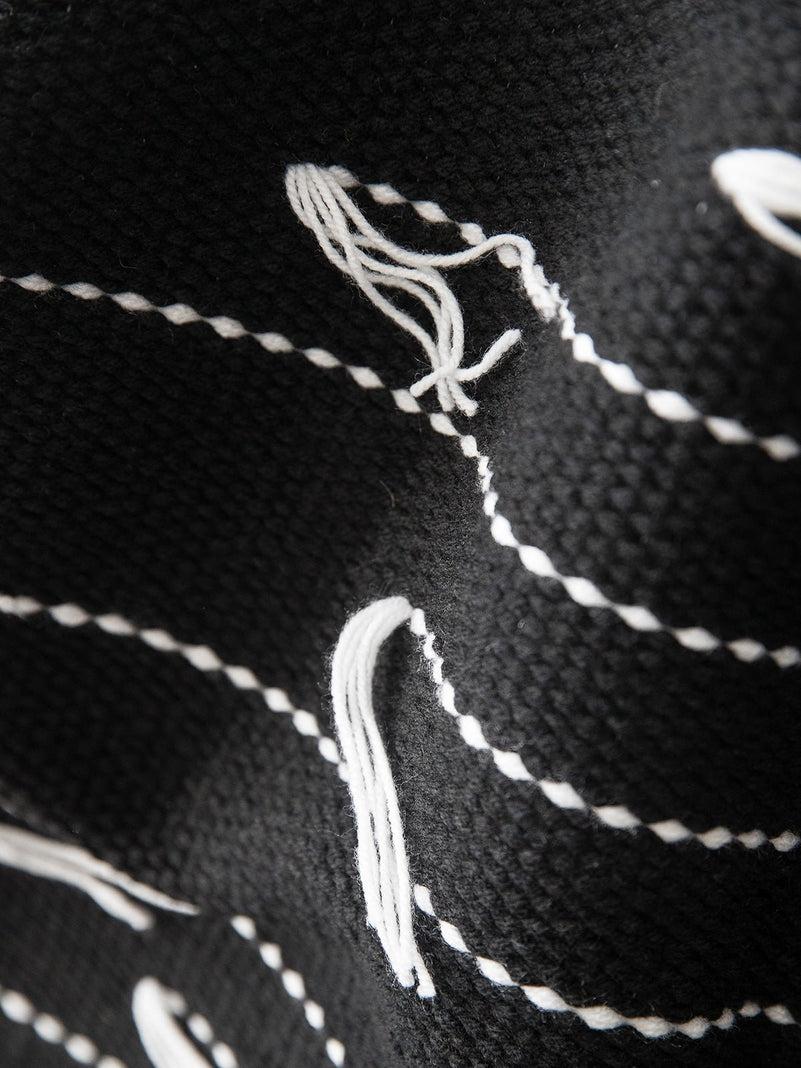 Black Denti di Leone - Decorative Minimalist Tapestry