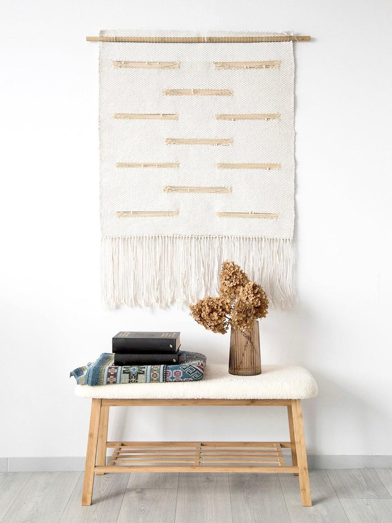 Bambu viivoja - Cotton Tapestry