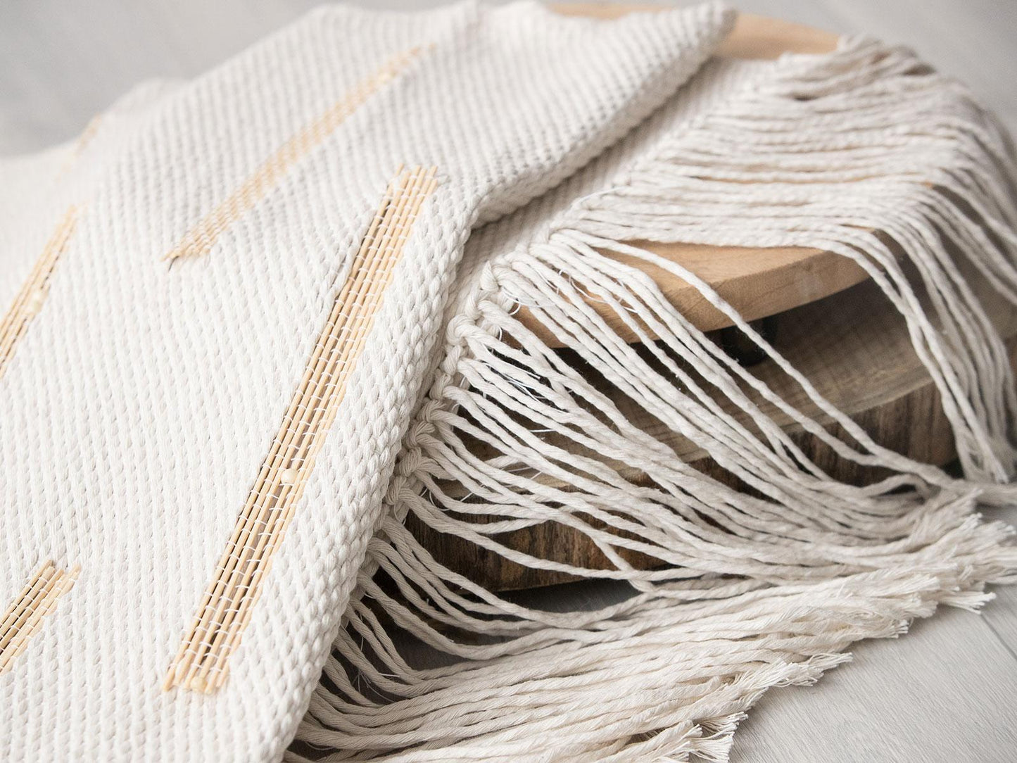 Tkanina bawełniana Bambu viivoja