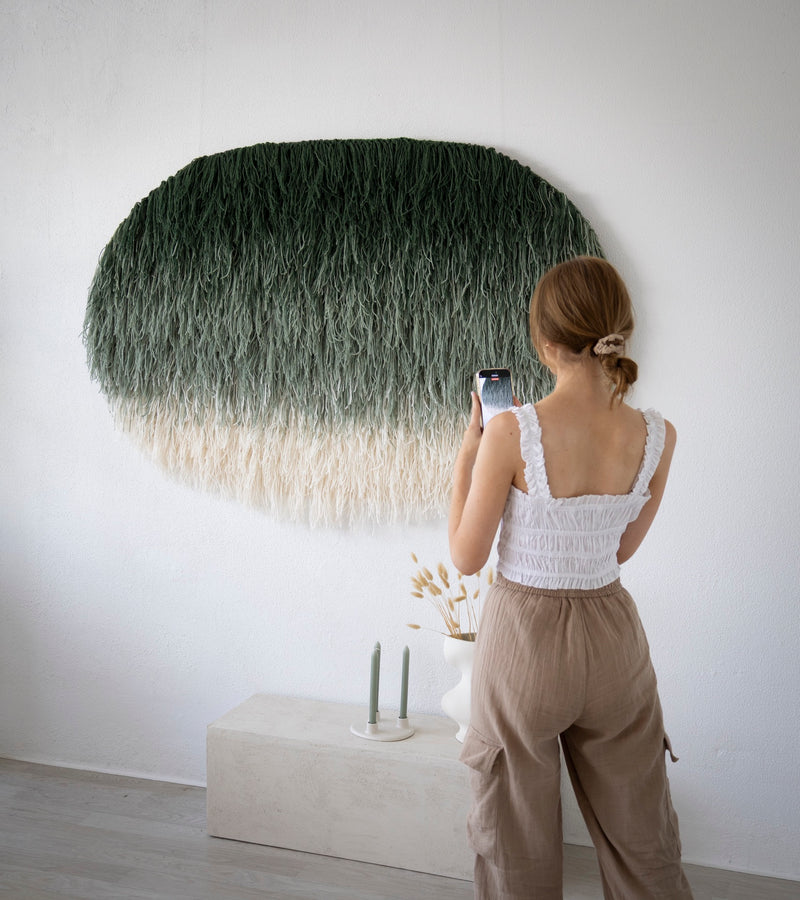 Namii - Oval Wool Tapestry