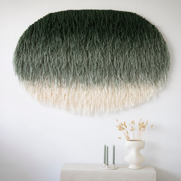 Namii - Oval Wool Tapestry