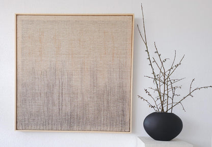 Doc - Handwoven Framed Tapestry