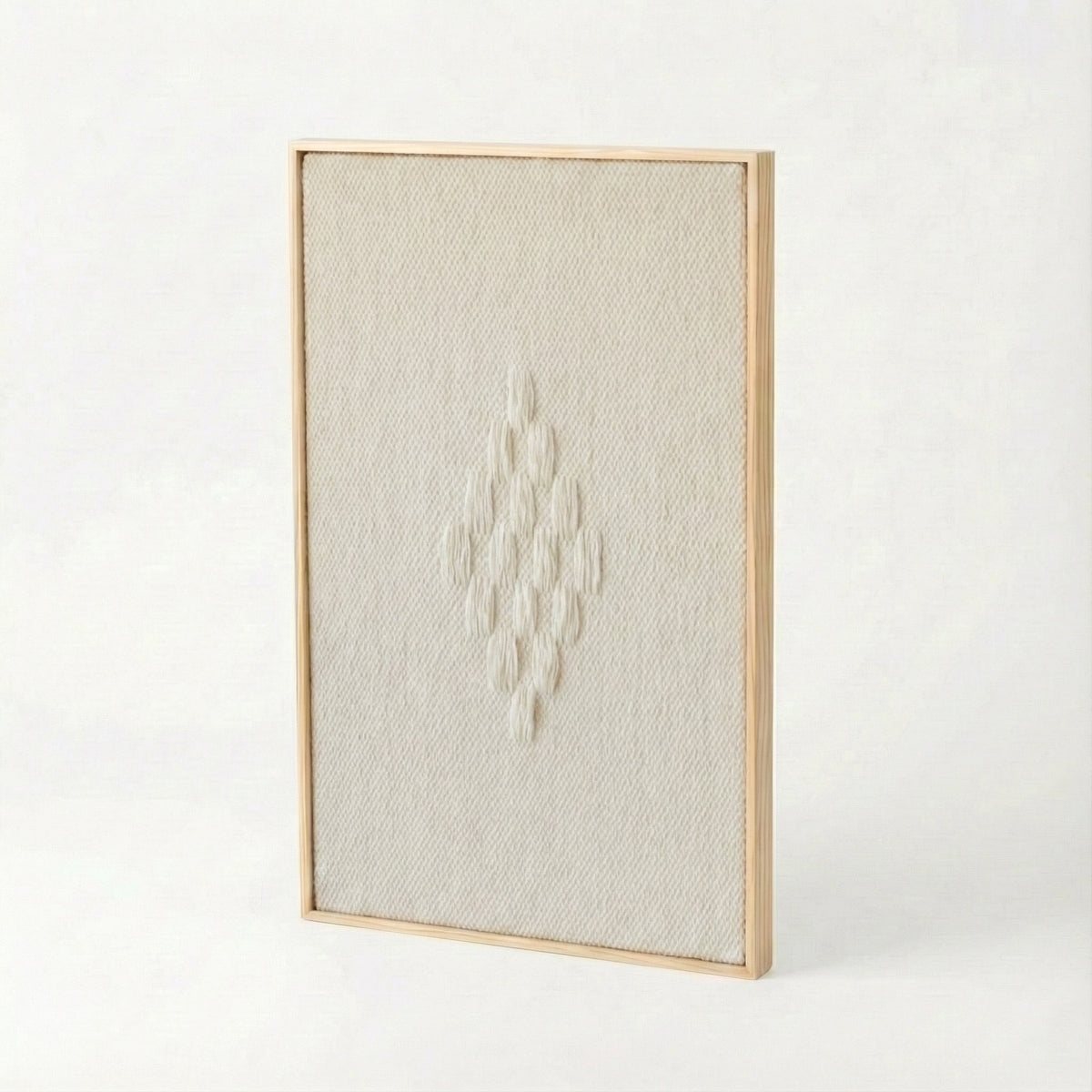 Framed 7 - Woven Wall Hanging - Embodying the Essence of Wabi Sabi