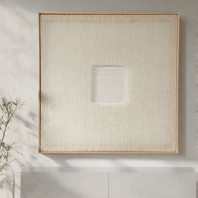 Diskuer - Framed Woven Wall Decoration