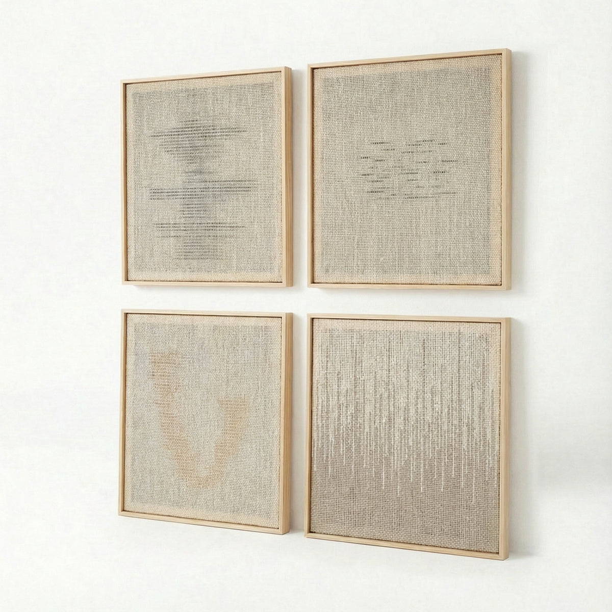 Minimalist Framed - Handwoven Set