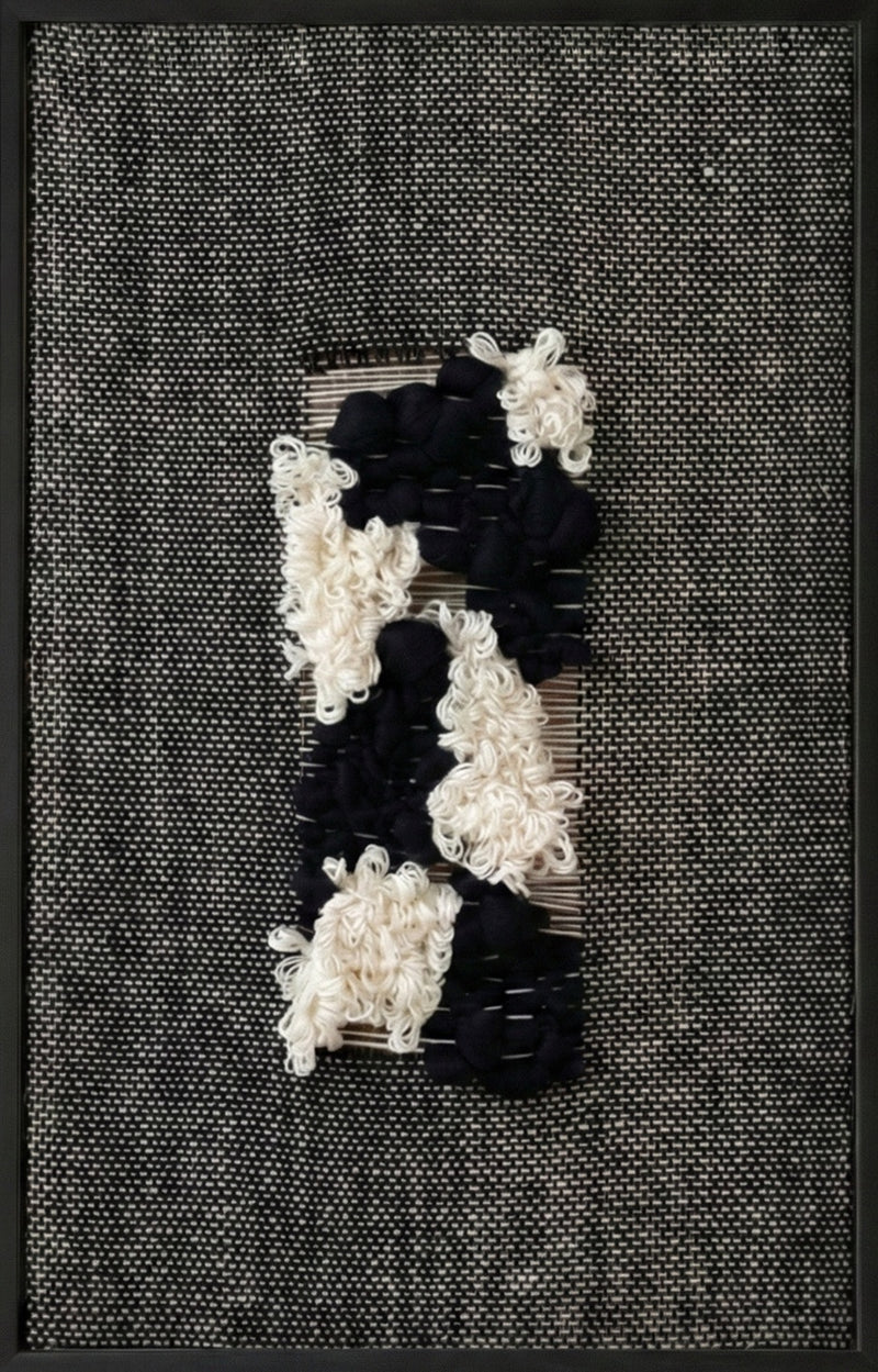 Velmono - Black Woven Wall Hanging