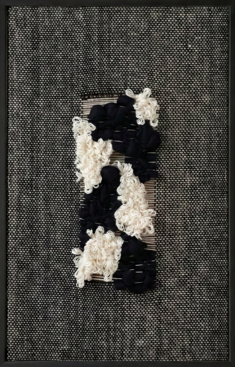 Velmono - Black Woven Wall Hanging