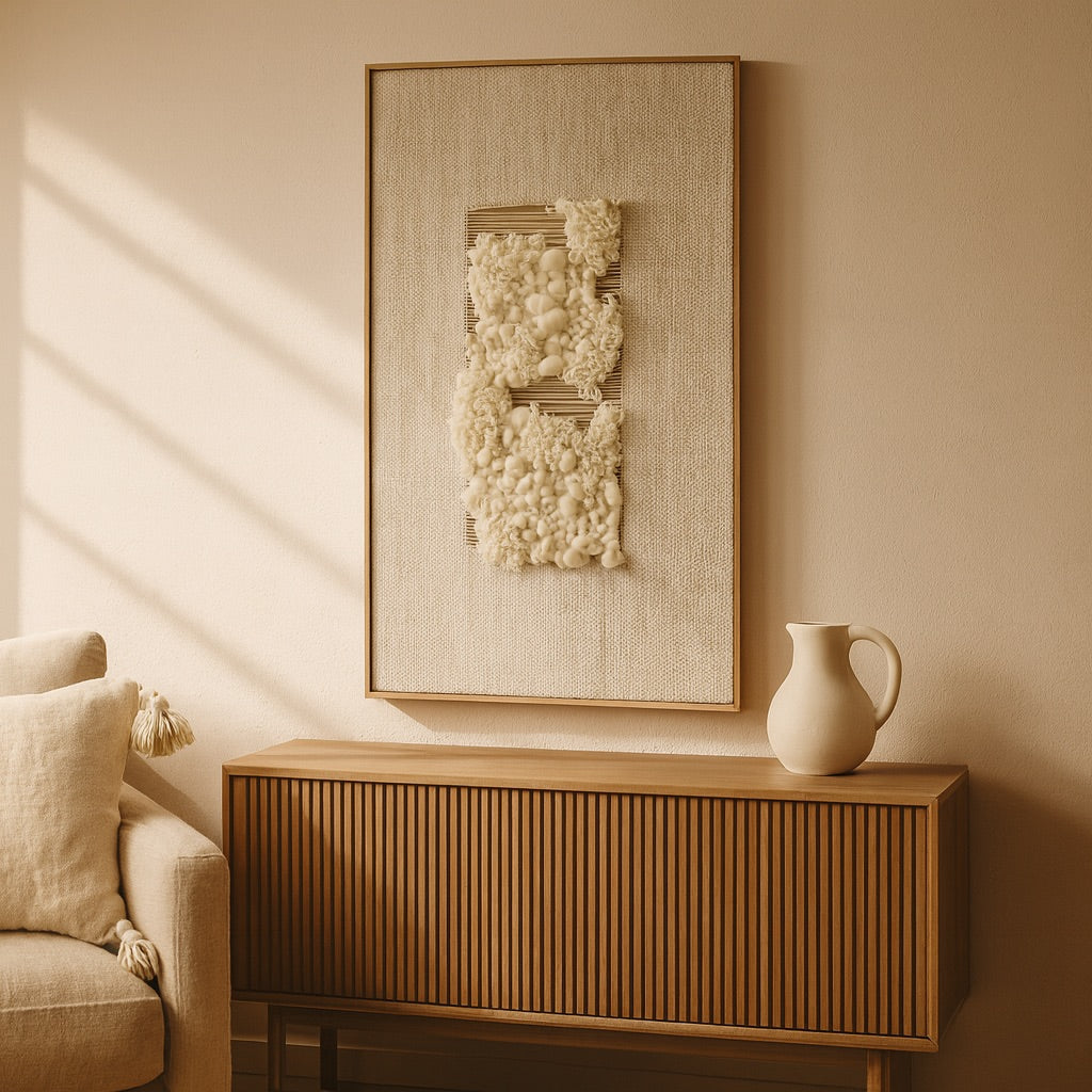 Velua - Modern Framed Tapestry