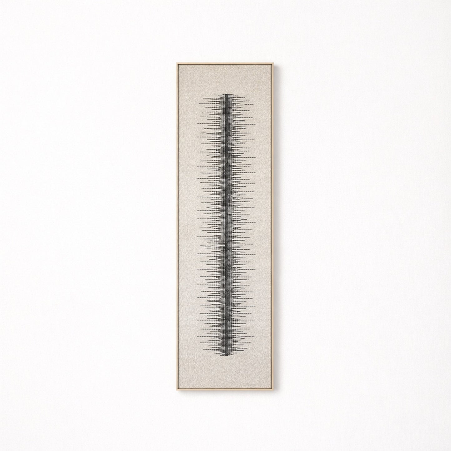 Linea - Tall Framed Wool Art