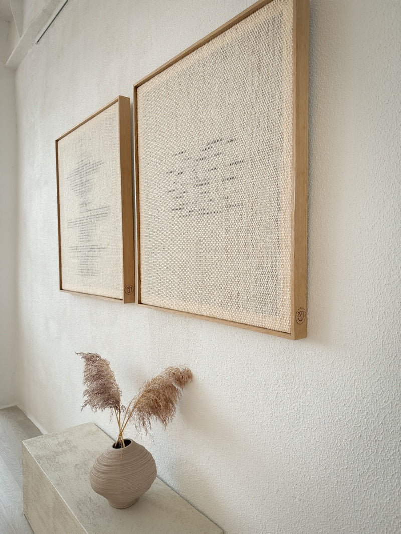 Minimalist Framed - Handwoven Set
