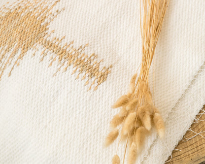 Tekstylna wisząca muzyka - tkanie gobelinów Wystrój domu - Makramee Wall Art - tkanie ścian - Muzyczna dekoracja wnętrz - tkane ściany wiszące