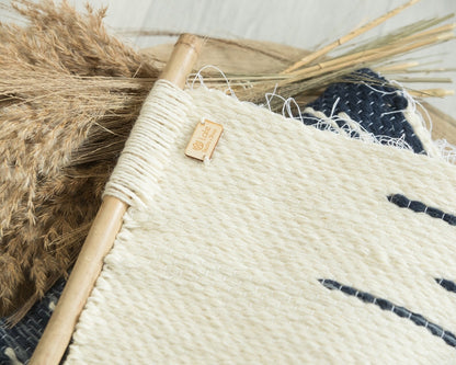 Grave - Natural and Blue Wall Art