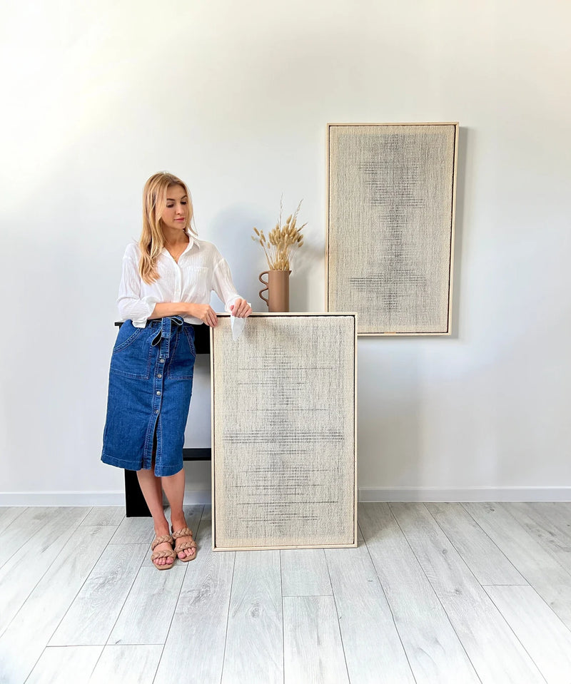 Njolle - Dip Dyed Wall Hanging - Unique Wall Decoration