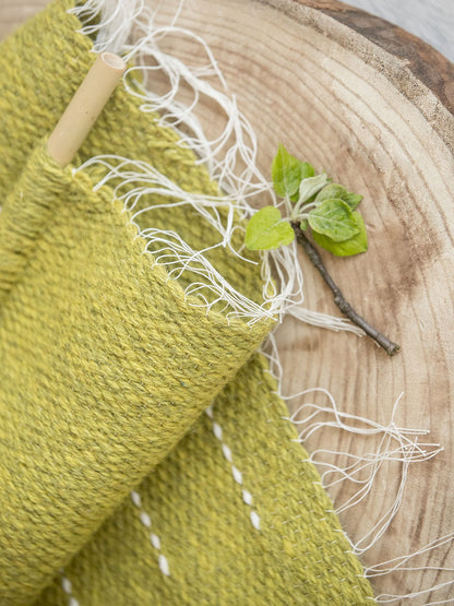 Denti Di Leone – Handwoven Green Wall Hanging