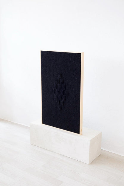 Framed VII Black - Woven Art