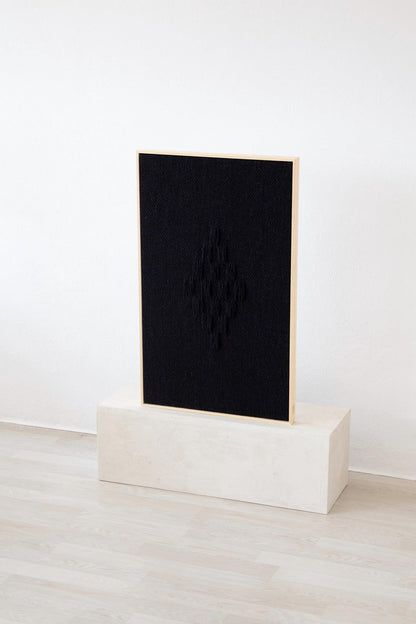 Framed VII Black - Woven Art
