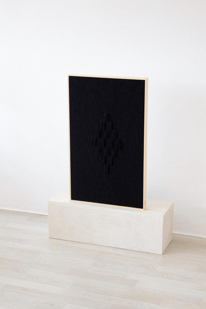 Framed VII Black - Woven Art