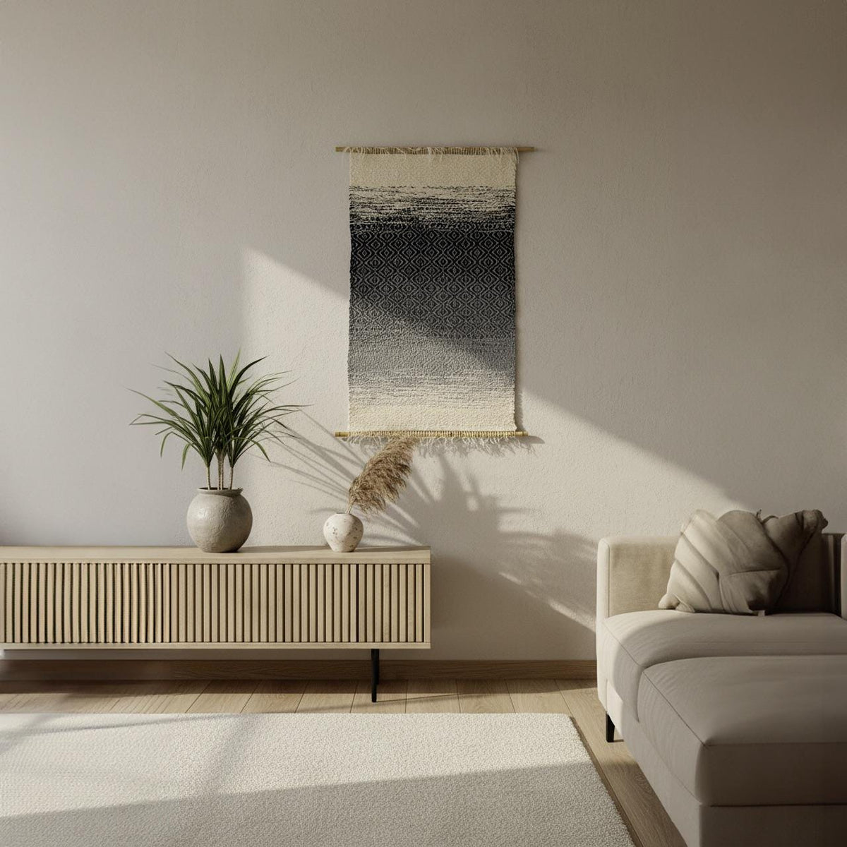 BLUO – A Calm Horizon Woven in Wool