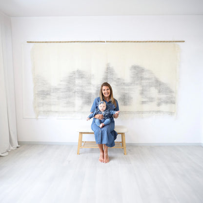 Gobelin barwiony zanurzeniowo - tkana dekoracja ścienna 