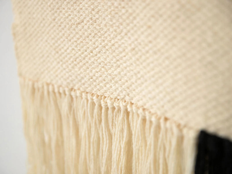 Auroa - Handwoven Geometric Wool Tapestry