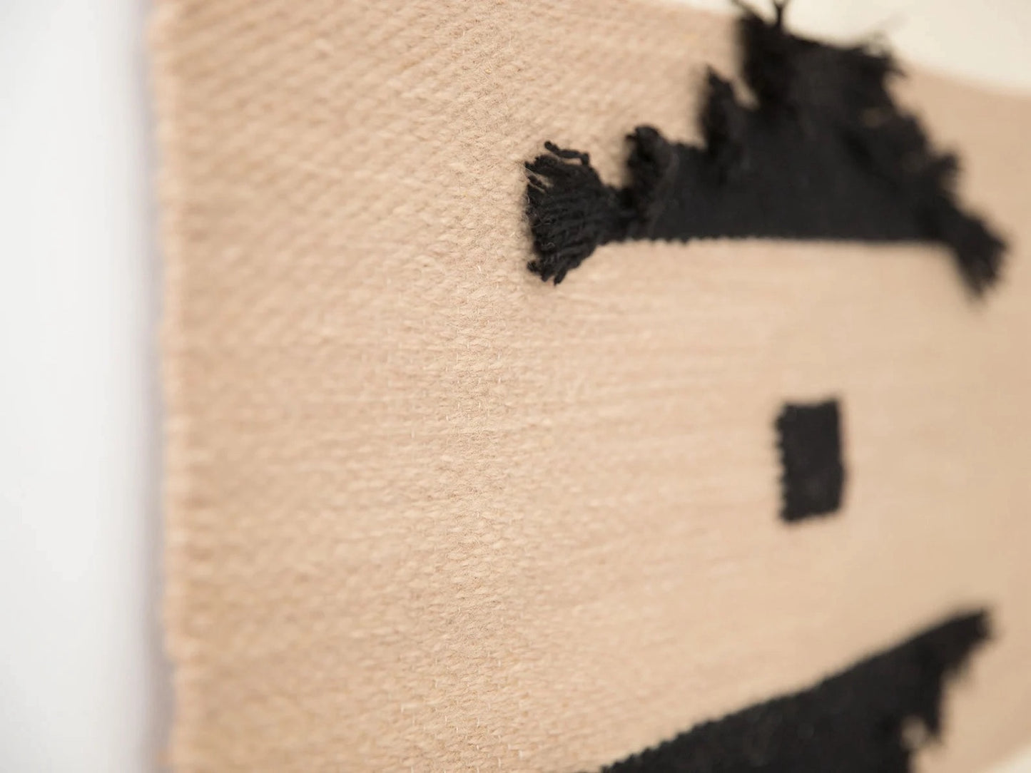 Auroa - Handwoven Geometric Wool Tapestry