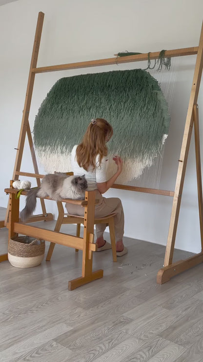 Namii - Oval Wool Tapestry