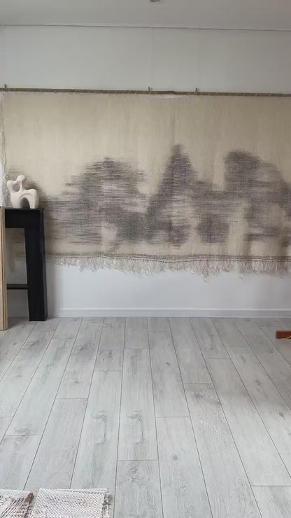 Gobelin barwiony zanurzeniowo - tkana dekoracja ścienna 