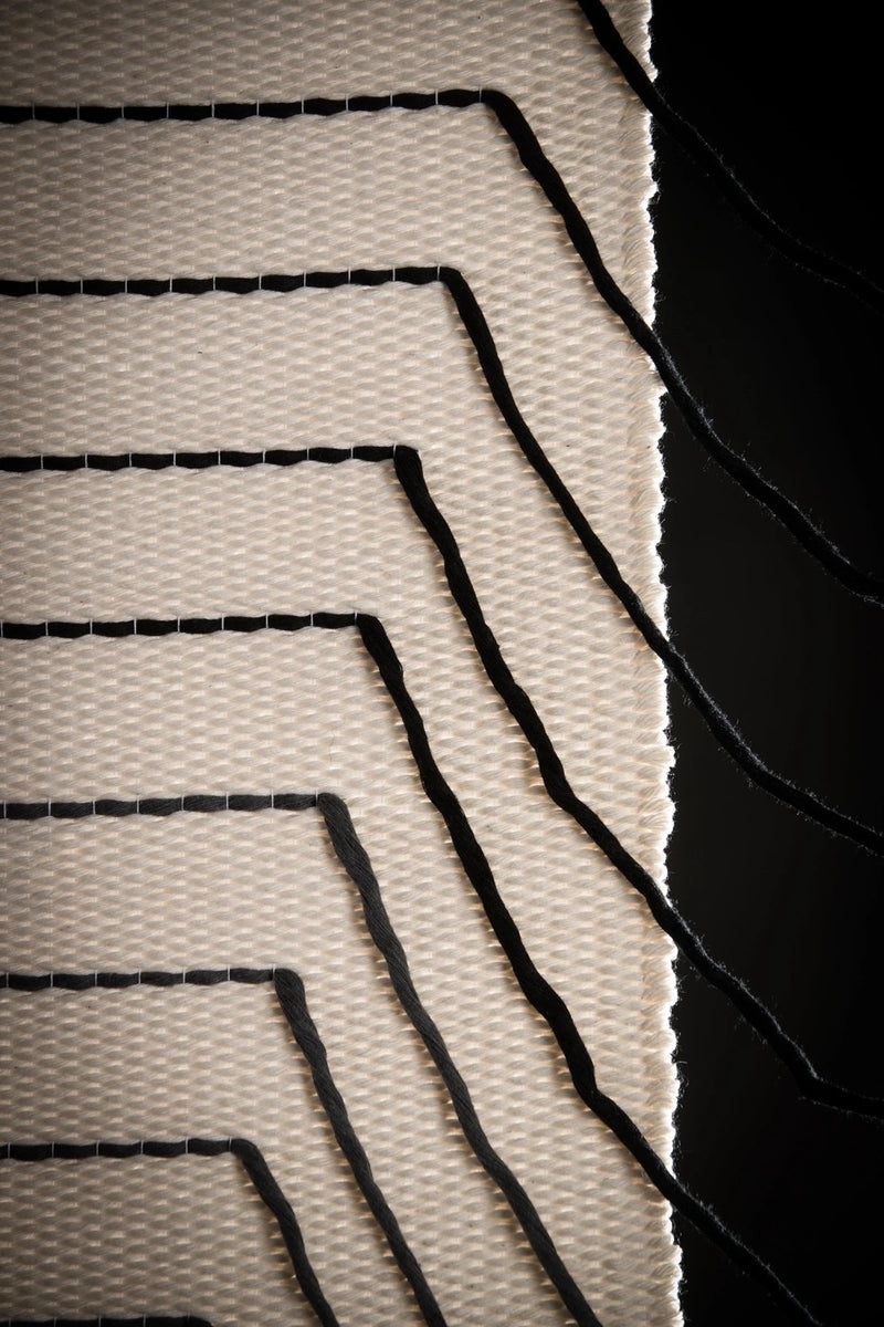 Gray Urania - Cotton Rope Wall Tapestry