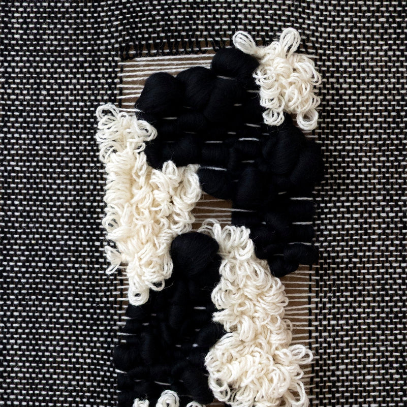Velmono - Black Woven Wall Hanging