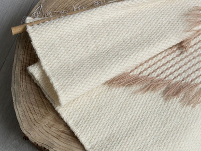 gobelin z wełny laine, wiszący gobelin dziewiarski, wiszące na ścianie przędzy barwionej zanurzeniowo, ramy ścienne w sypialni, großer makramee wandbehang