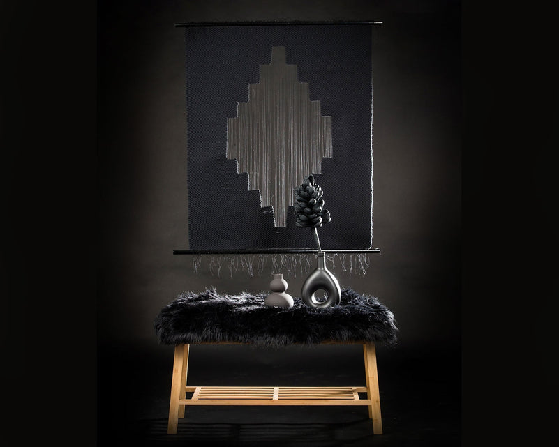 Lohe - Cotton Black Decoration